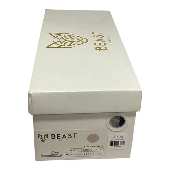 Beast Fashion Espadrille Size 5.5 & 6 Mule NWT - Picture 4 of 4